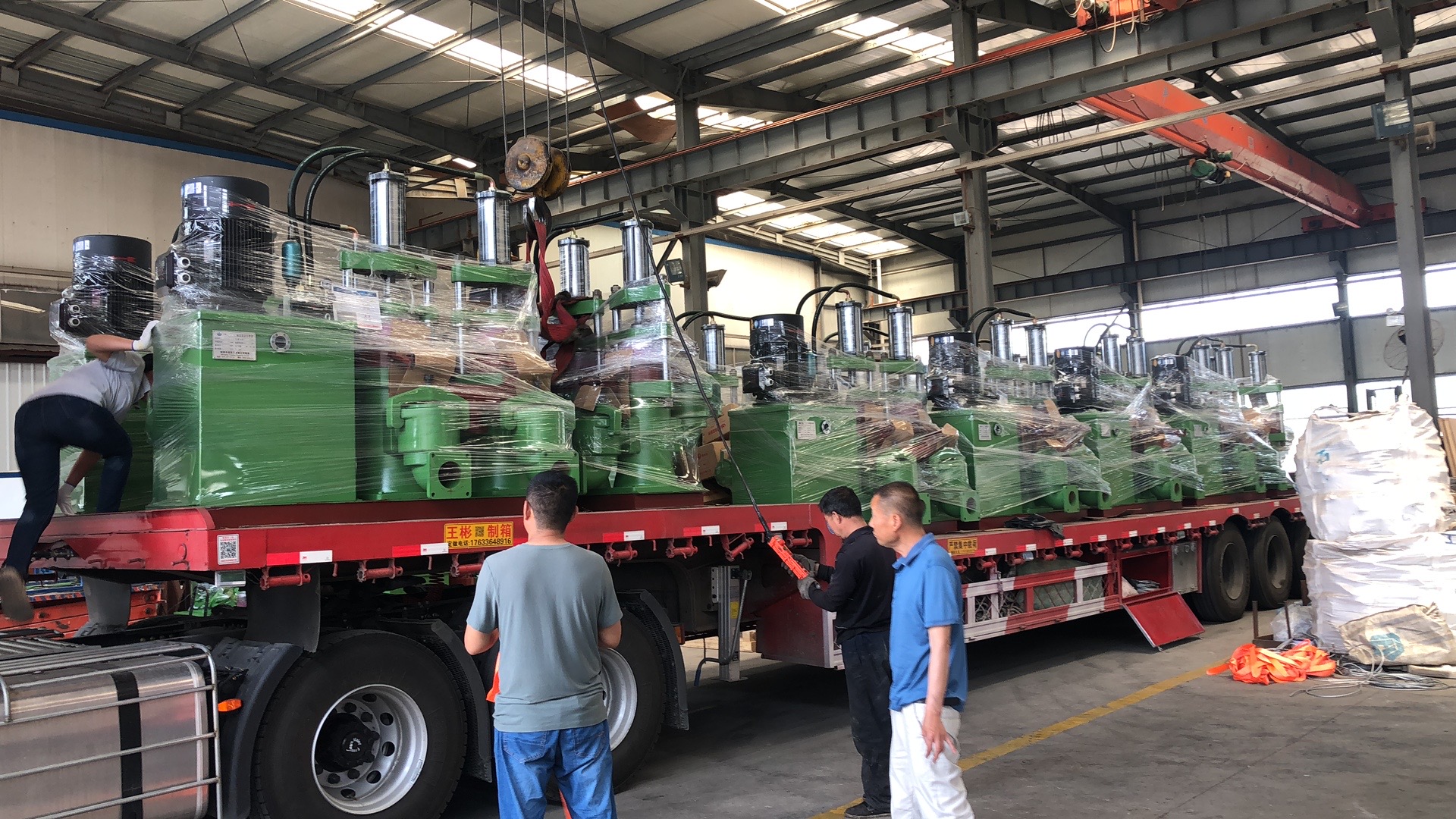 12臺壓濾機(jī)專用節(jié)能泵發(fā)貨視頻